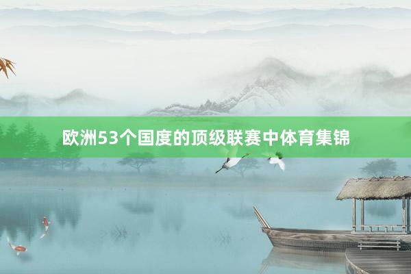 欧洲53个国度的顶级联赛中体育集锦