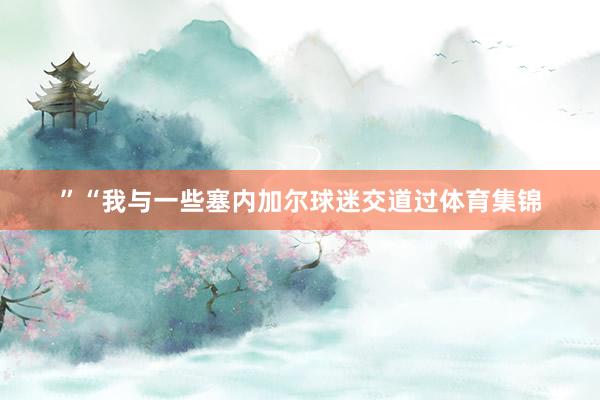 ”“我与一些塞内加尔球迷交道过体育集锦
