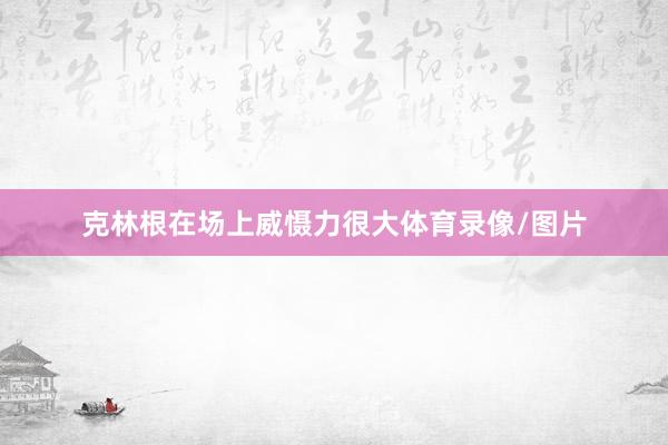 克林根在场上威慑力很大体育录像/图片