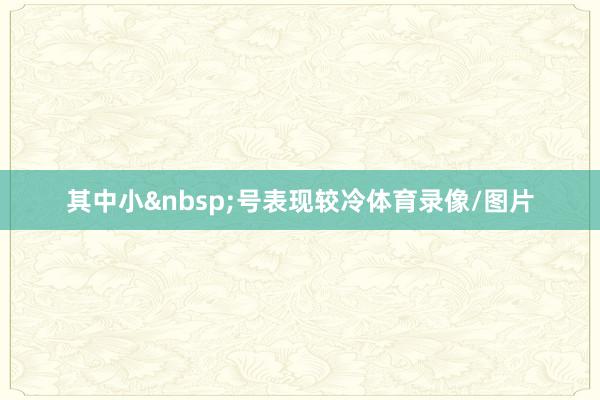 其中小&nbsp;号表现较冷体育录像/图片
